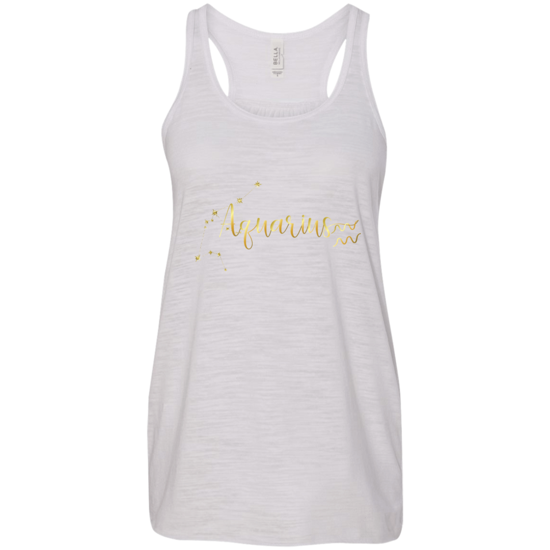 Aquarius  Flowy Racerback Tank