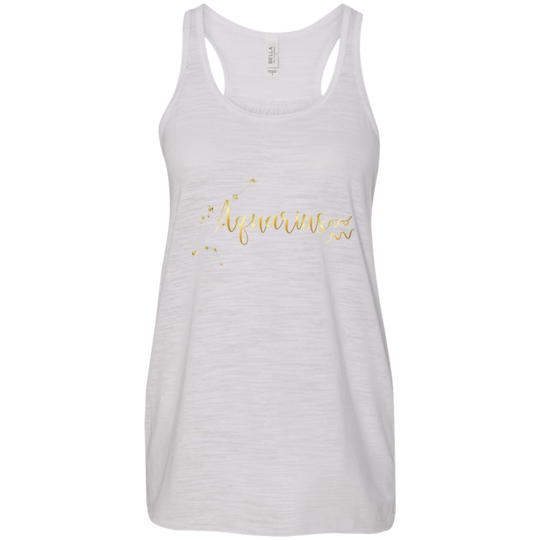 Aquarius  Flowy Racerback Tank