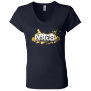 Aries Ladies' Astrology V-Neck T-Shirt