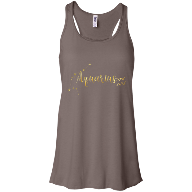 Aquarius  Flowy Racerback Tank