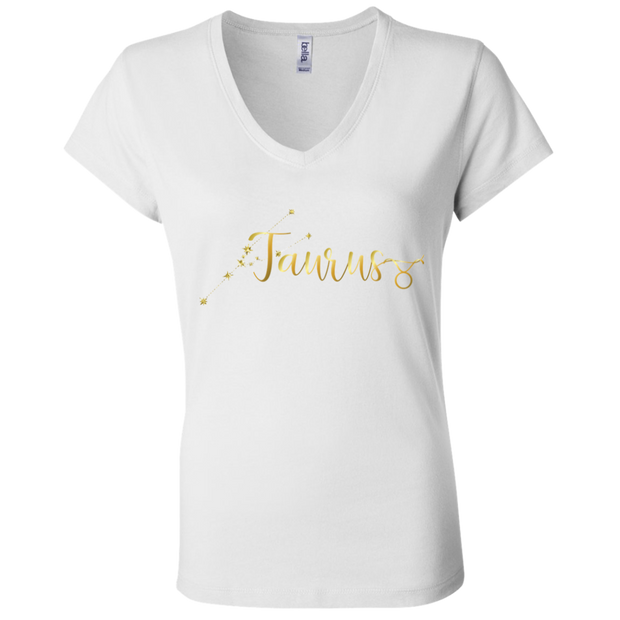 Taurus Ladies' Astrology V-Neck T-Shirt