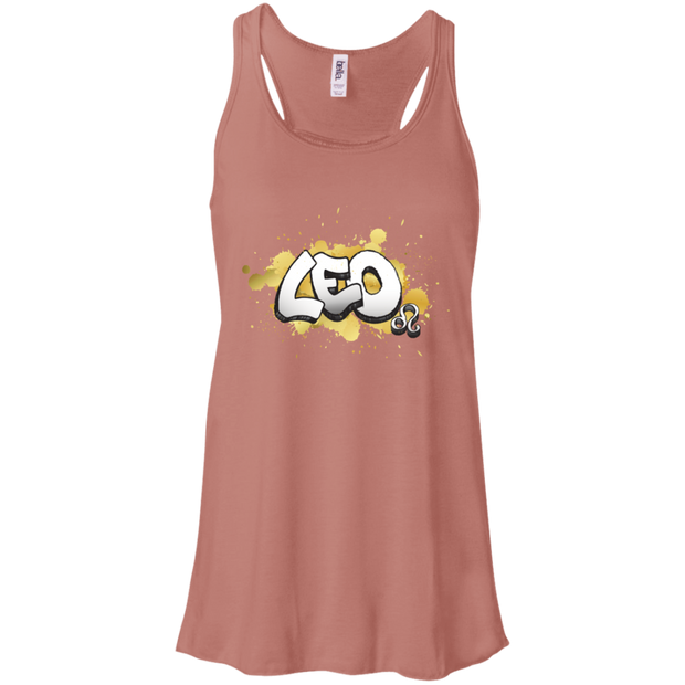 Leo Flowy Racerback Tank