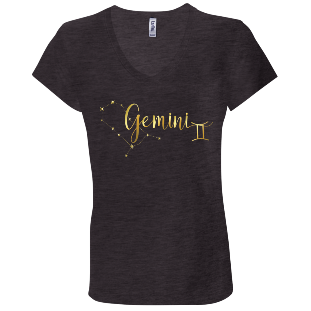Gemini Ladies' Astrology V-Neck T-Shirt