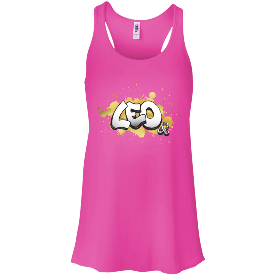 Leo Flowy Racerback Tank