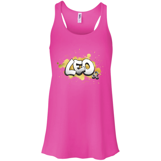 Leo Flowy Racerback Tank