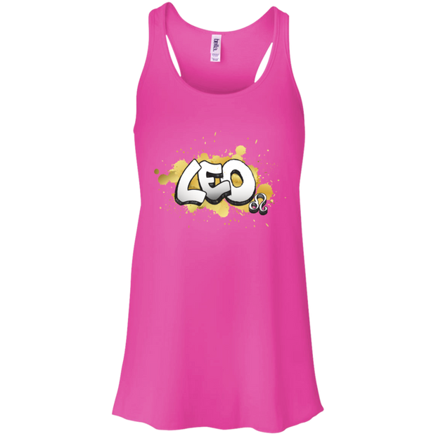 Leo Flowy Racerback Tank