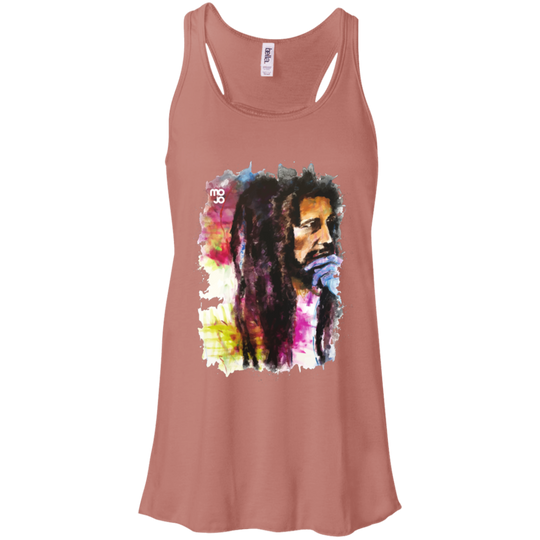 Bob Marley Flowy Racerback Tank