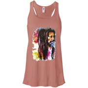 Bob Marley Flowy Racerback Tank