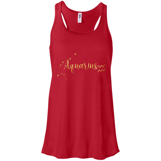 Aquarius  Flowy Racerback Tank