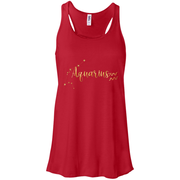 Aquarius  Flowy Racerback Tank