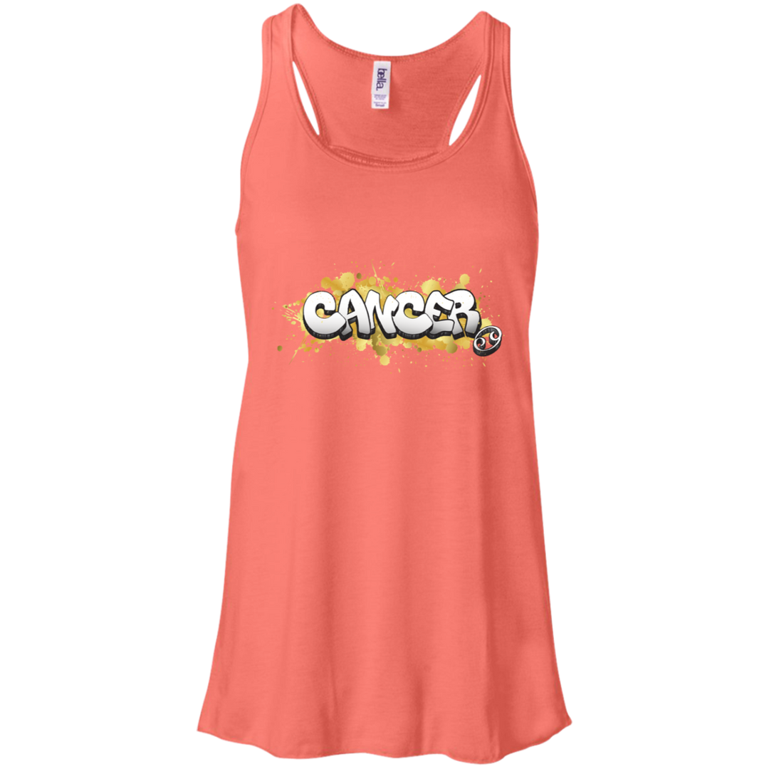 Cancer  Flowy Racerback Tank