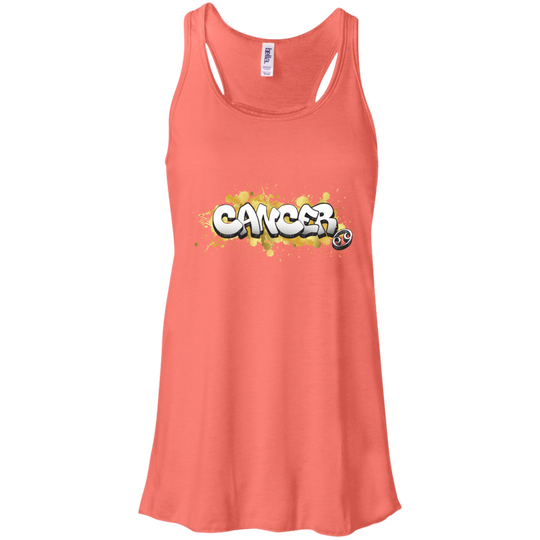 Cancer  Flowy Racerback Tank