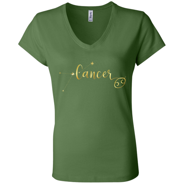 Cancer Ladies' Astrology V-Neck T-Shirt