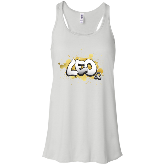 Leo Flowy Racerback Tank