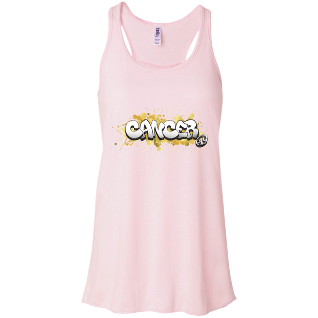 Cancer  Flowy Racerback Tank