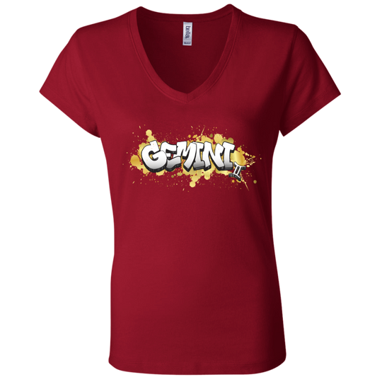 Gemini Ladies' Astrology V-Neck T-Shirt