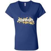 Aquarius Ladies' Astrology V-Neck T-Shirt