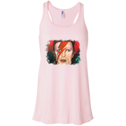 David Bowie Flowy Racerback Tank