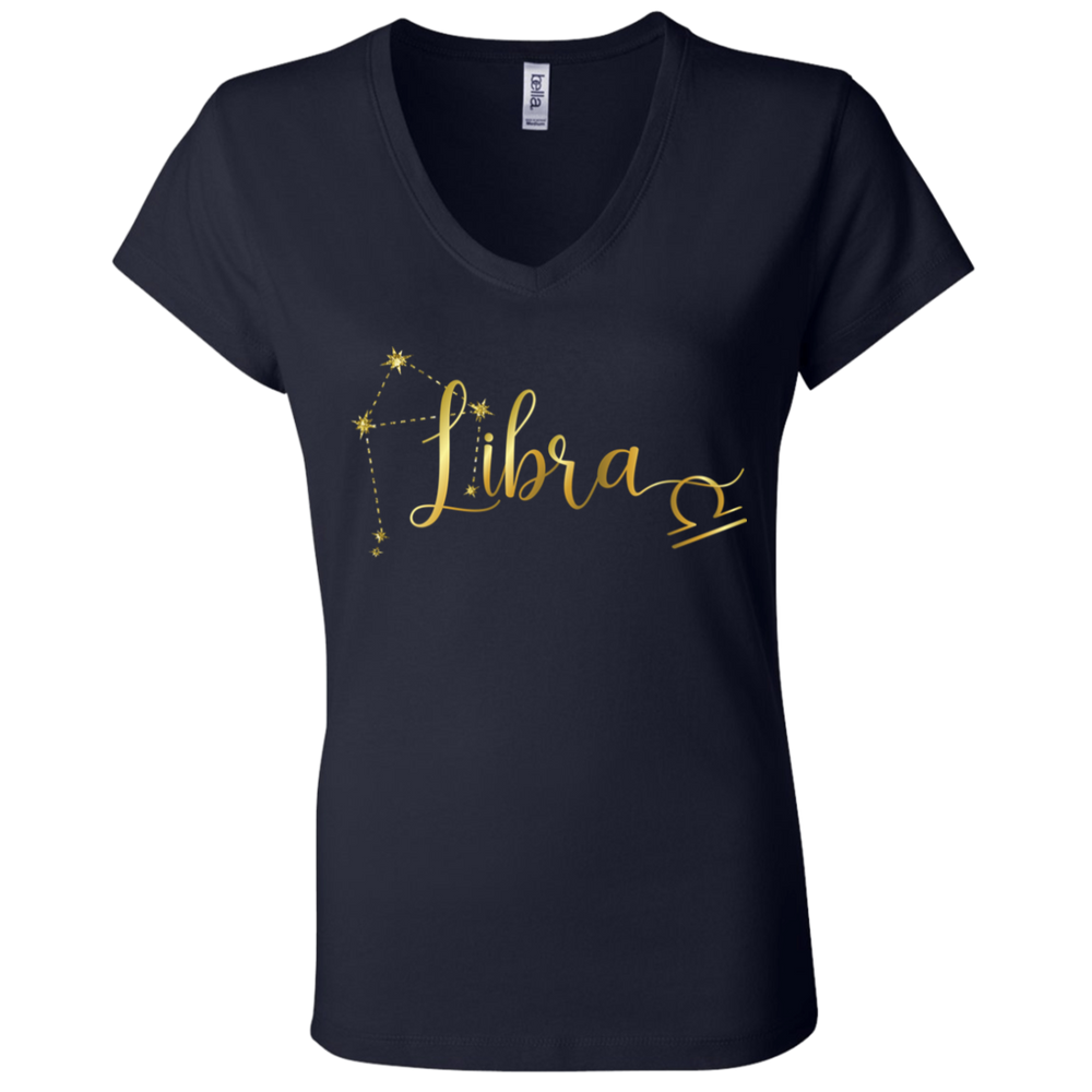 Libra Ladies' Astrology V-Neck T-Shirt
