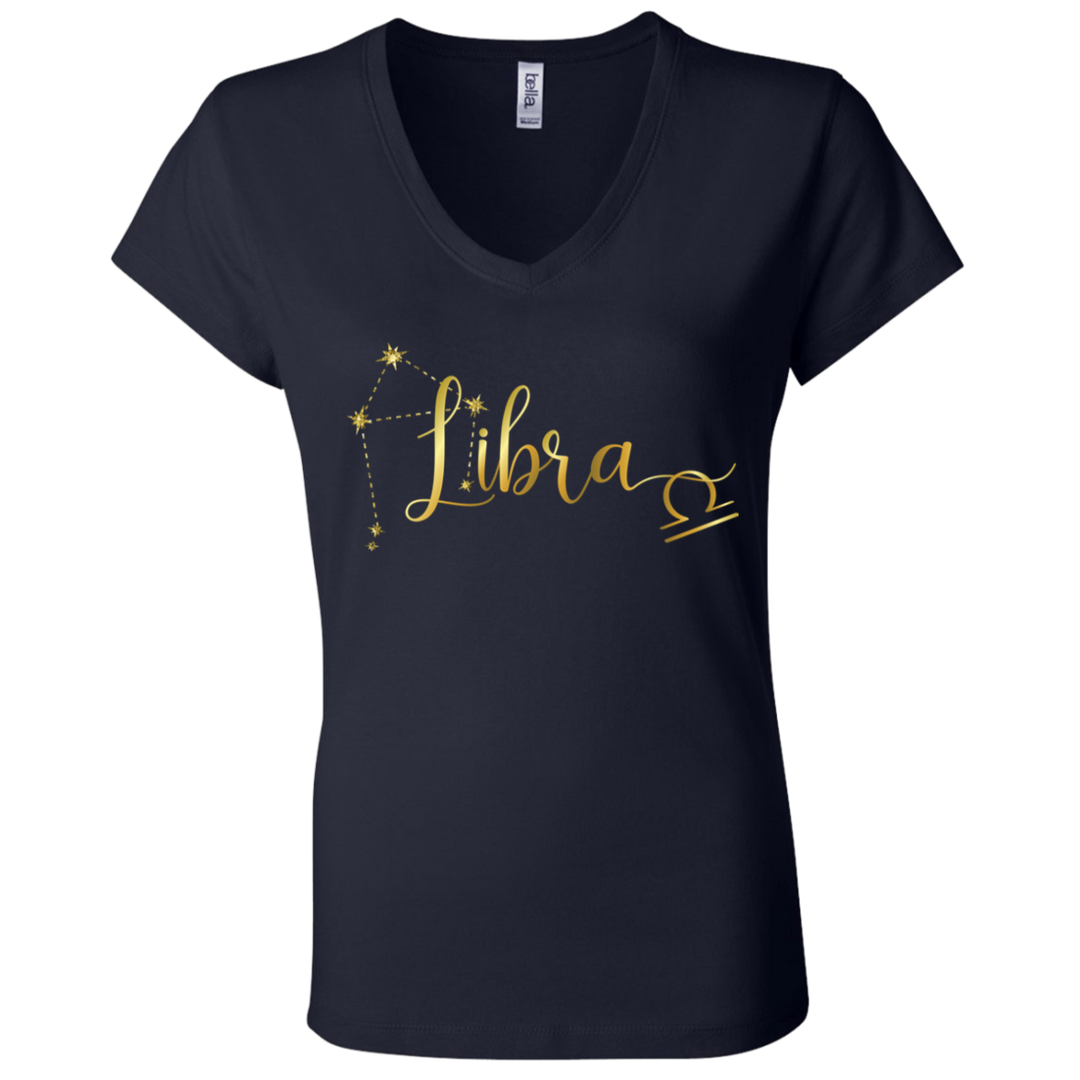 Libra Ladies' Astrology V-Neck T-Shirt
