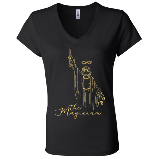 The Magician Ladies' Tarot V-Neck T-Shirt