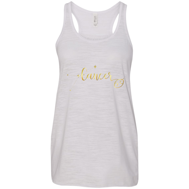 Cancer Flowy Racerback Tank