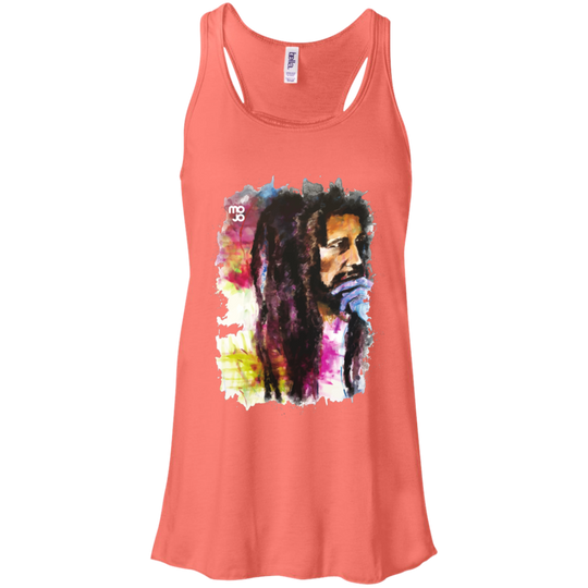 Bob Marley Flowy Racerback Tank