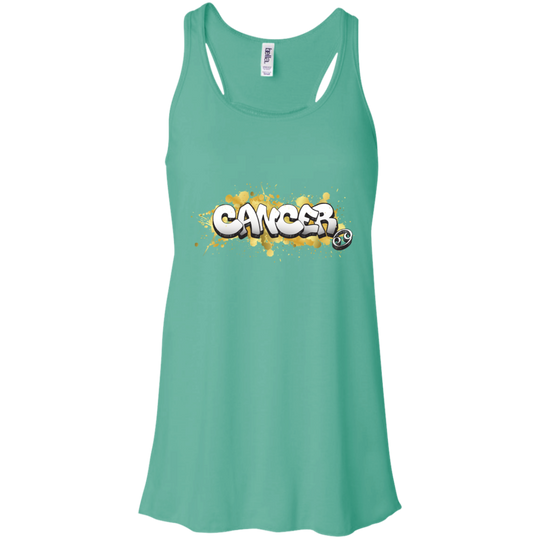 Cancer  Flowy Racerback Tank