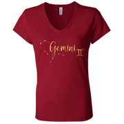 Gemini Ladies' Astrology V-Neck T-Shirt