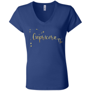 Capricorn Ladies' Astrology V-Neck T-Shirt