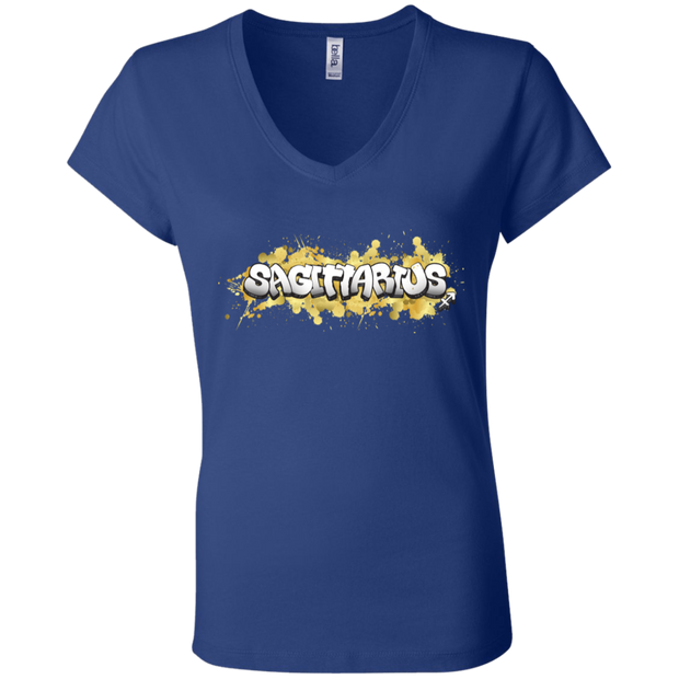 Sagittarius Ladies' Astrology V-Neck T-Shirt