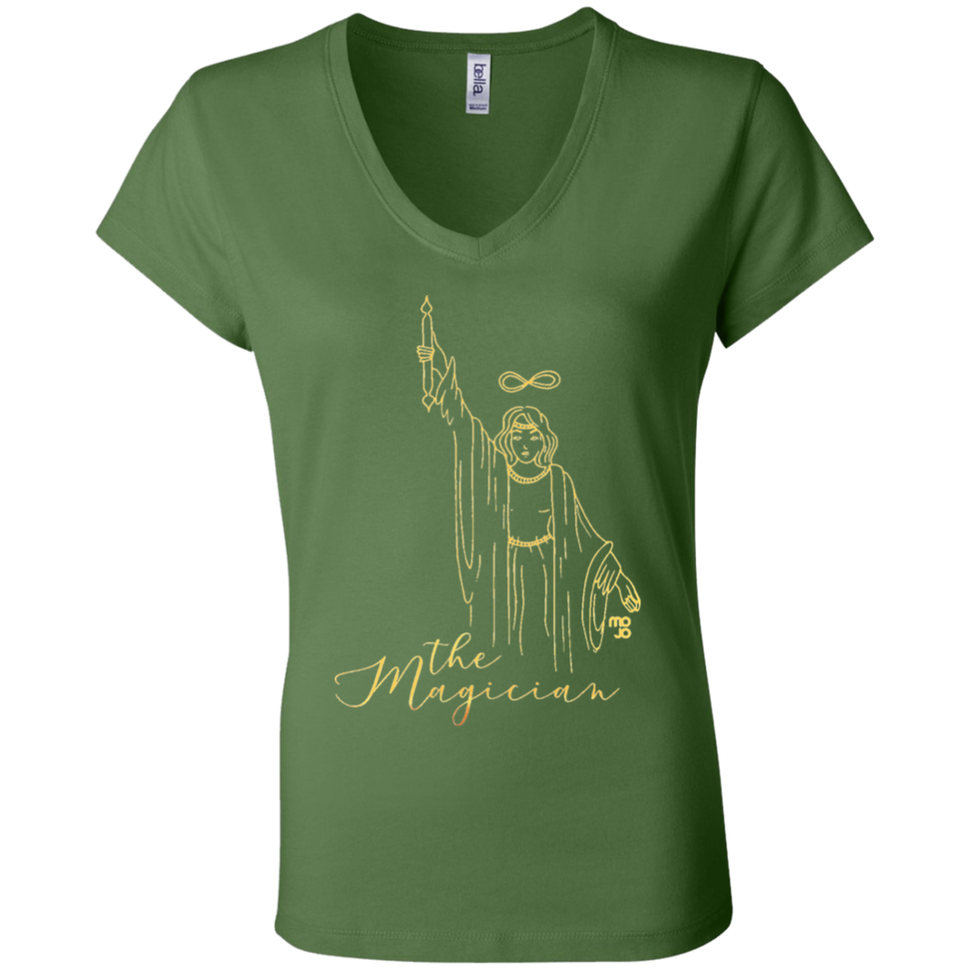 The Magician Ladies' Tarot V-Neck T-Shirt