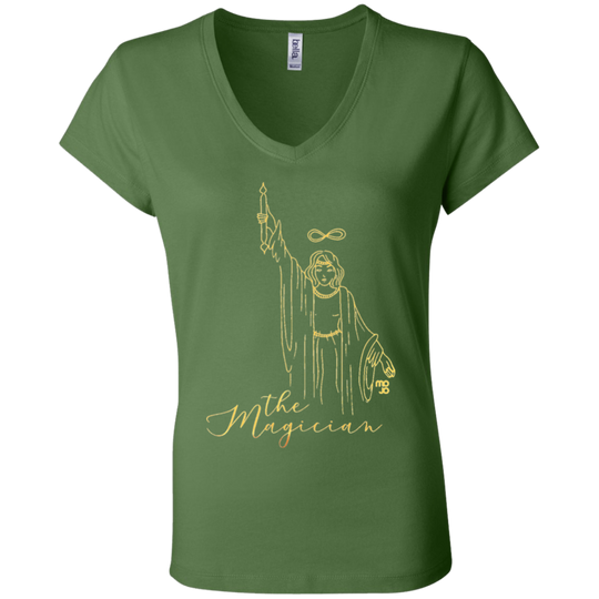 The Magician Ladies' Tarot V-Neck T-Shirt