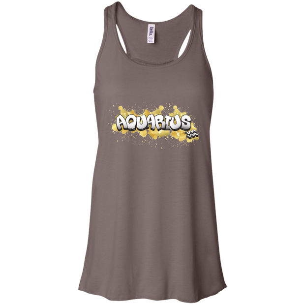 Aquarius Flowy Racerback Tank