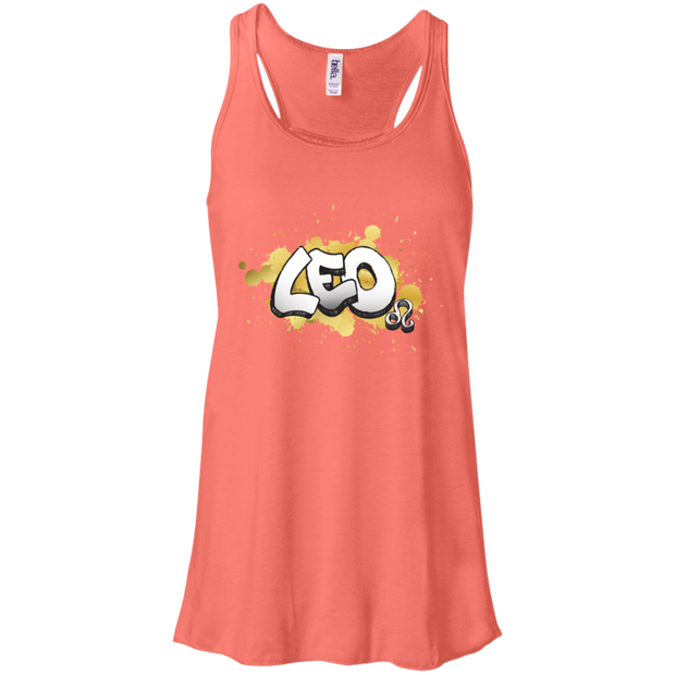 Leo Flowy Racerback Tank