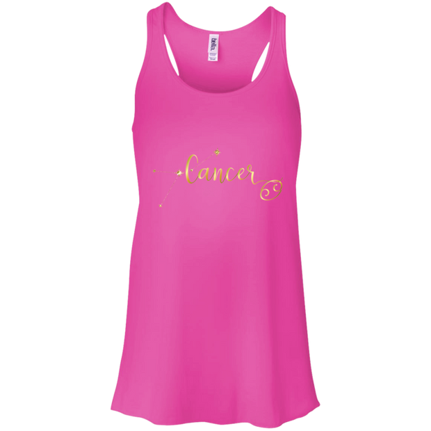 Cancer Flowy Racerback Tank
