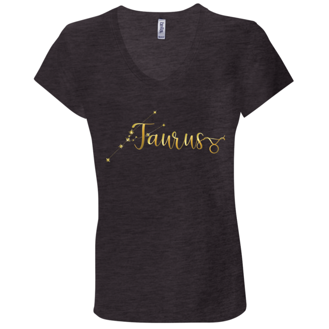 Taurus Ladies' Astrology V-Neck T-Shirt