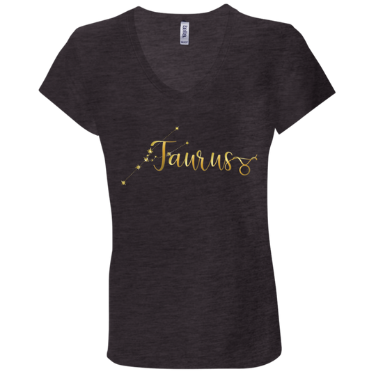 Taurus Ladies' Astrology V-Neck T-Shirt