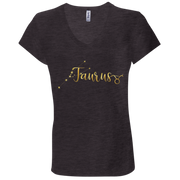 Taurus Ladies' Astrology V-Neck T-Shirt