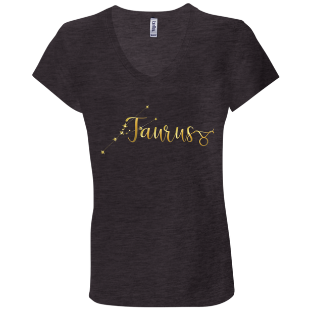 Taurus Ladies' Astrology V-Neck T-Shirt