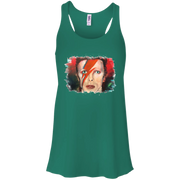 David Bowie Flowy Racerback Tank