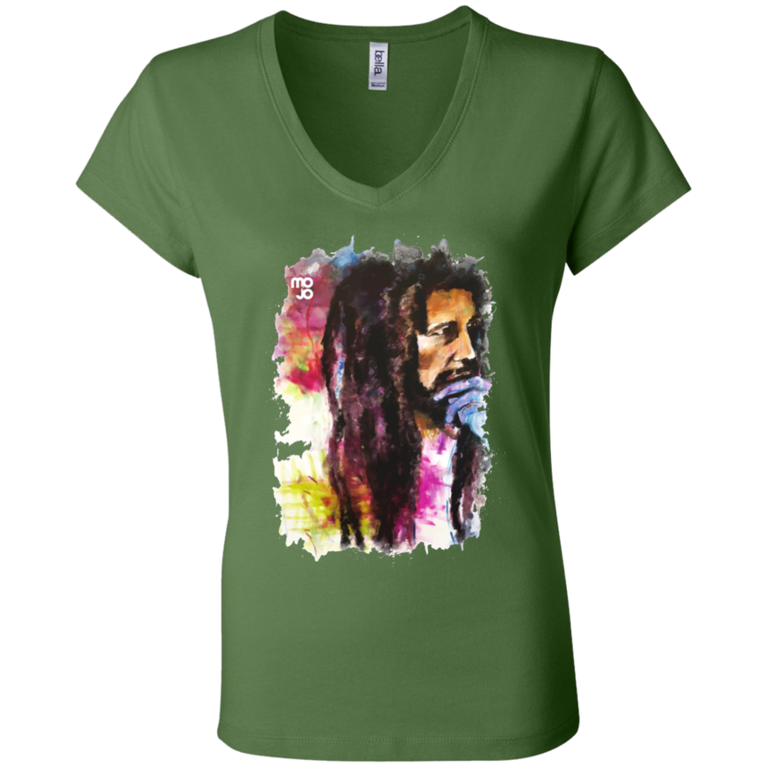 Bob Marley Ladies' Astrology V-Neck T-Shirt