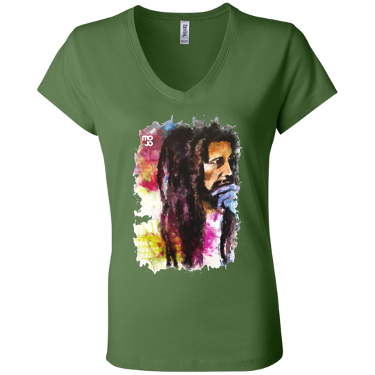 Bob Marley Ladies' Astrology V-Neck T-Shirt