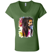 Bob Marley Ladies' Astrology V-Neck T-Shirt