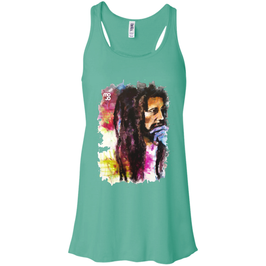 Bob Marley Flowy Racerback Tank