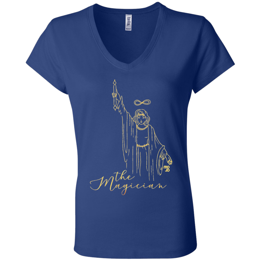 The Magician Ladies' Tarot V-Neck T-Shirt