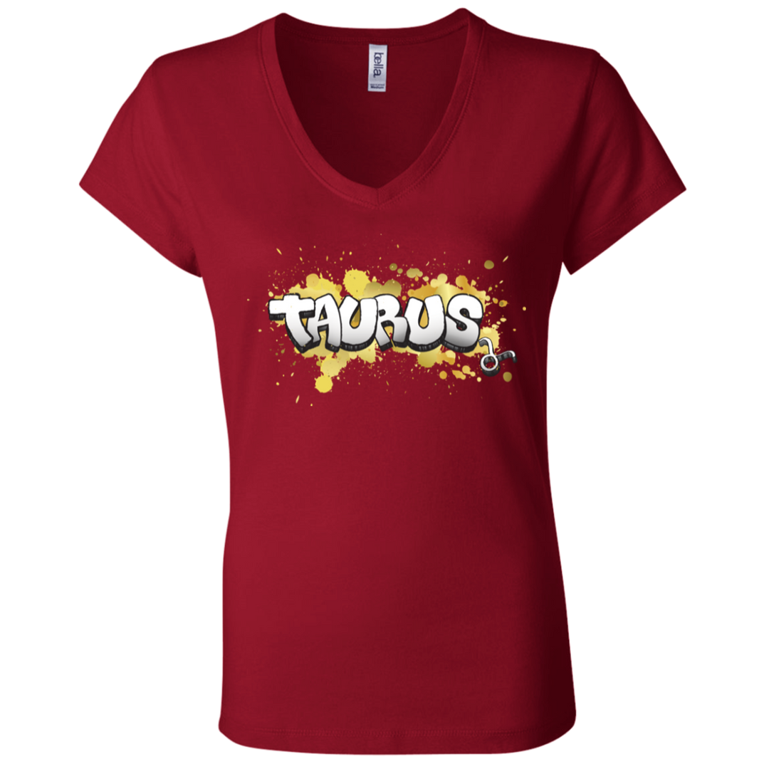 Taurus Ladies' Astrology V-Neck T-Shirt