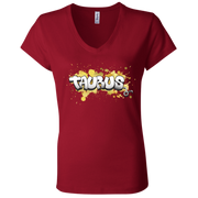 Taurus Ladies' Astrology V-Neck T-Shirt