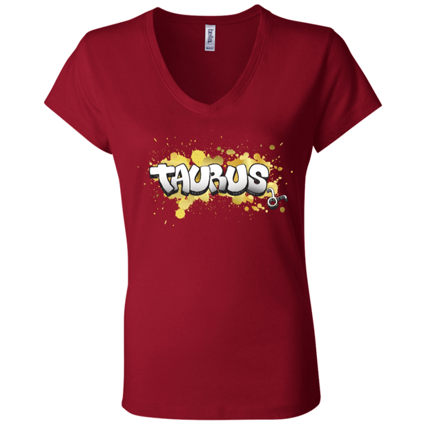Taurus Ladies' Astrology V-Neck T-Shirt