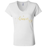 Cancer Ladies' Astrology V-Neck T-Shirt